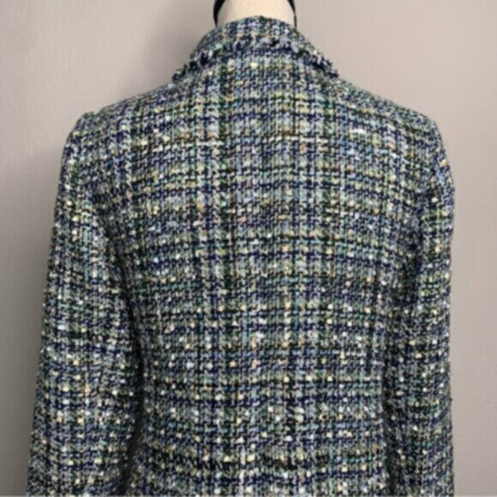 NWT Ann Taylor Tweed Shimmer Tailored Double Breasted Blazer - Picture 11 of 14